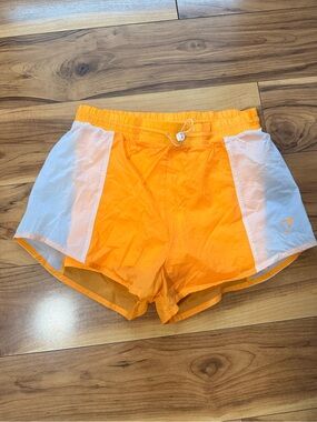 Gymshark Bright Orange Elastic Waist Training Shorts